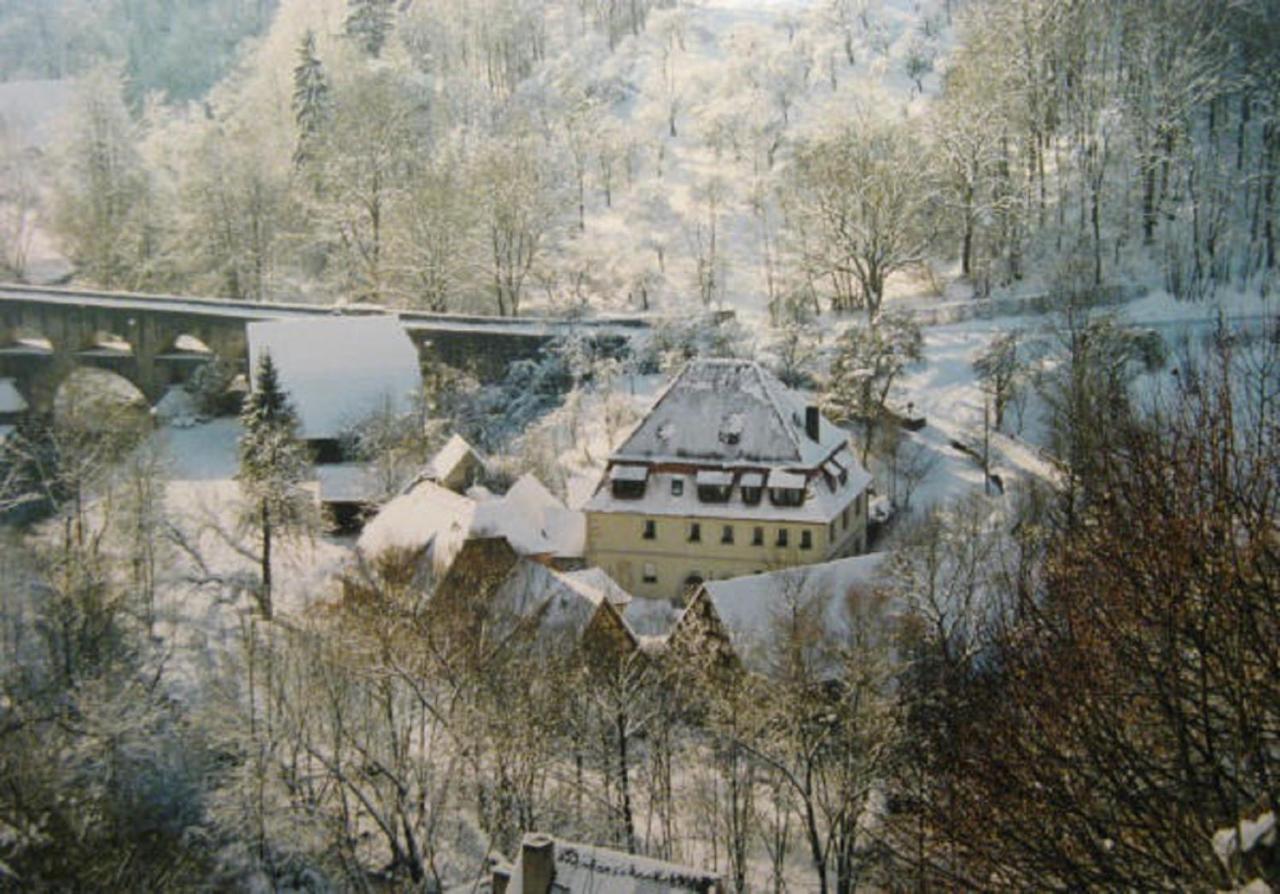 Herrnmuehle - Pension & Ferienwohnungen Rothenburg ob der Tauber Eksteriør billede